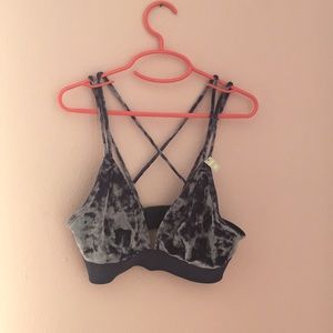 Velvet bralette